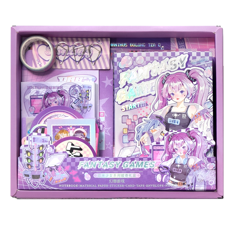 Gamer Girl Scrapbook Kit Box