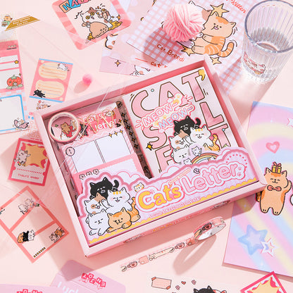 Cats Letter Scrapbook Kit Box