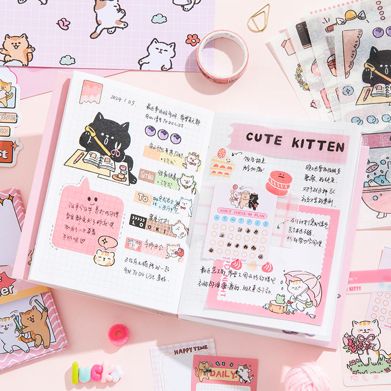 Cats Letter Scrapbook Kit Box