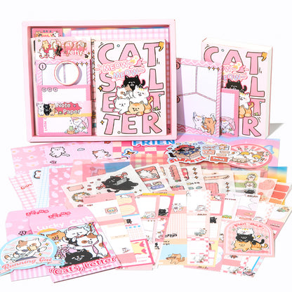 Cats Letter Scrapbook Kit Box