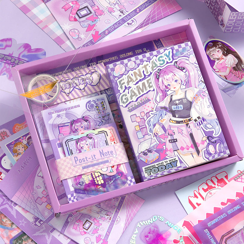 Gamer Girl Scrapbook Kit Box