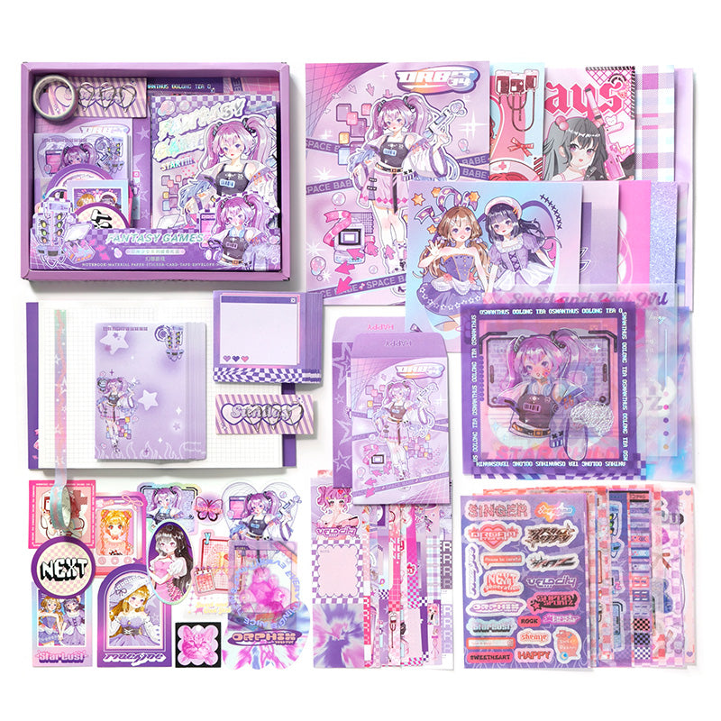 Gamer Girl Scrapbook Kit Box