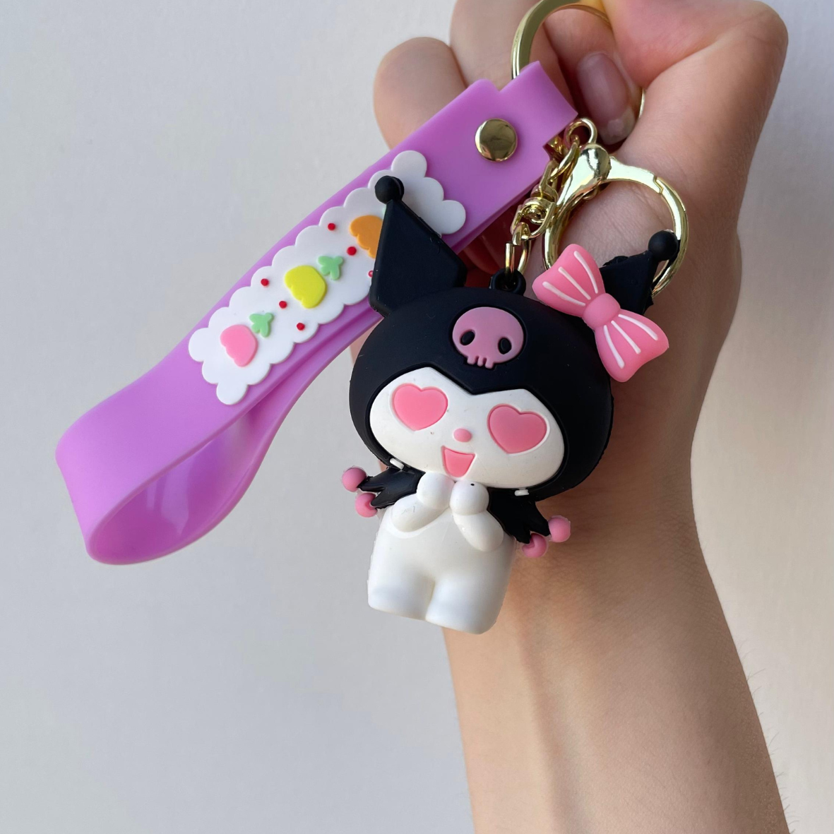 Kuromi Kawaii Keychains