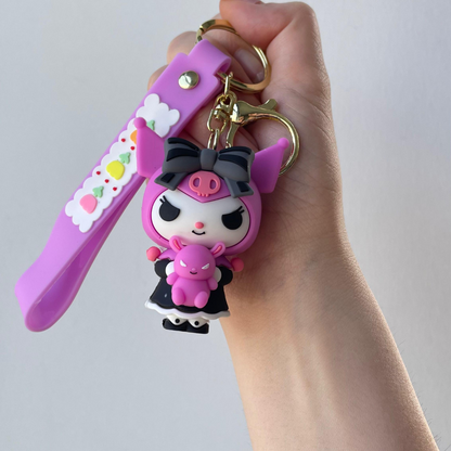 Kuromi Kawaii Keychains