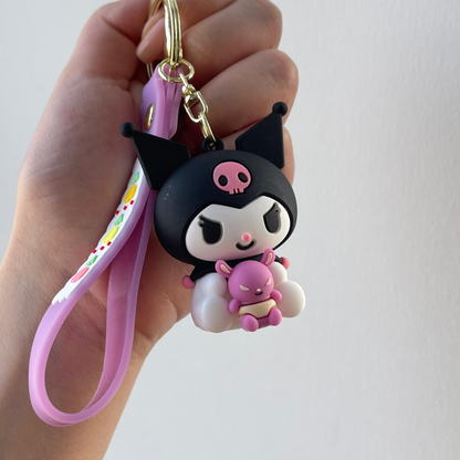 Kuromi Kawaii Keychains