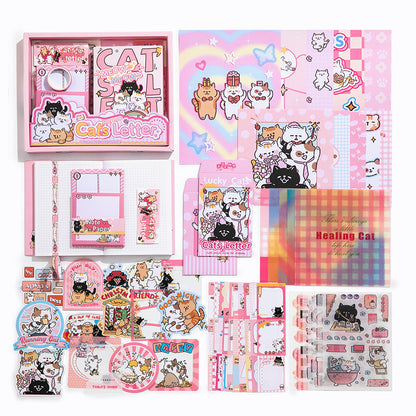 Cats Letter Scrapbook Kit Box