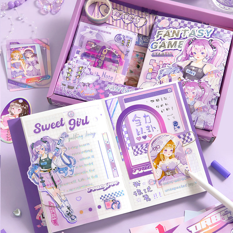 Gamer Girl Scrapbook Kit Box