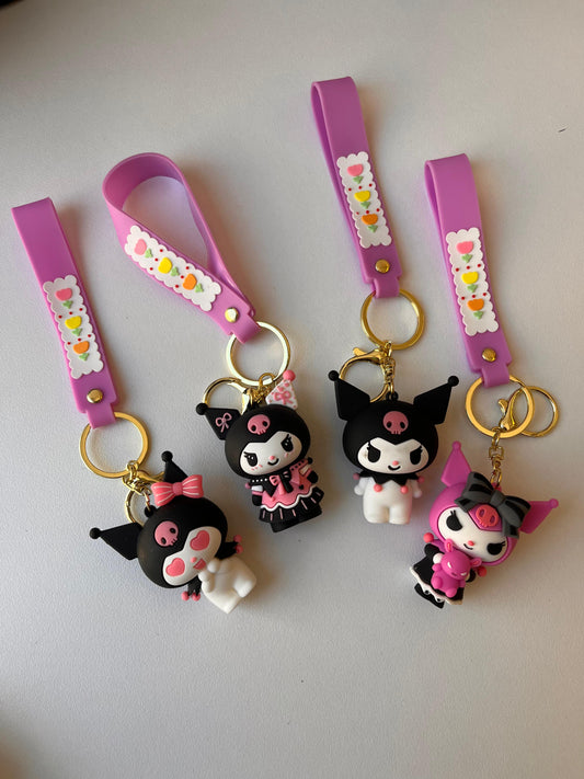 Kuromi Kawaii Keychains