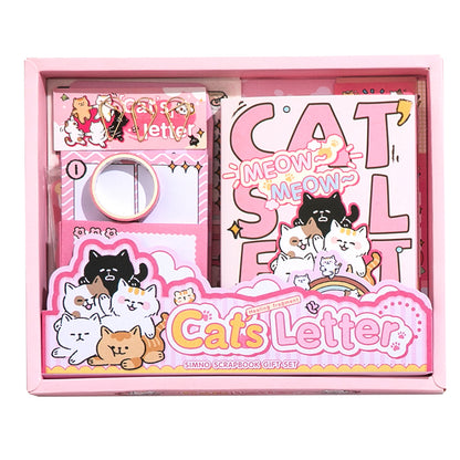 Cats Letter Scrapbook Kit Box